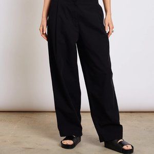 Girls of Dust British Worker Pants in Black Ripstop, size XS